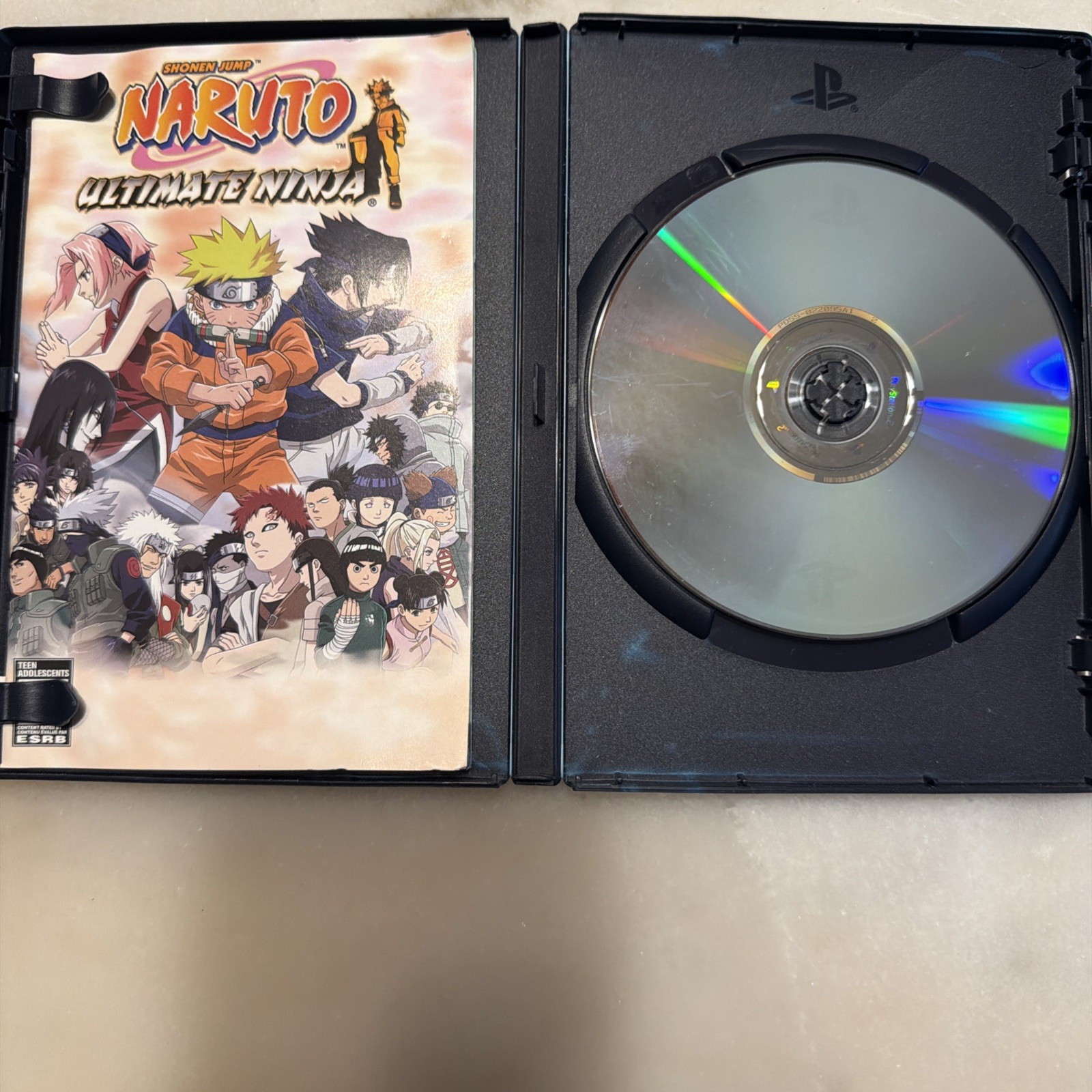 Naruto Shippuden: Ultimate Ninja 1 and 2 Ps2 PlayStation 2 Complete CIB Tested