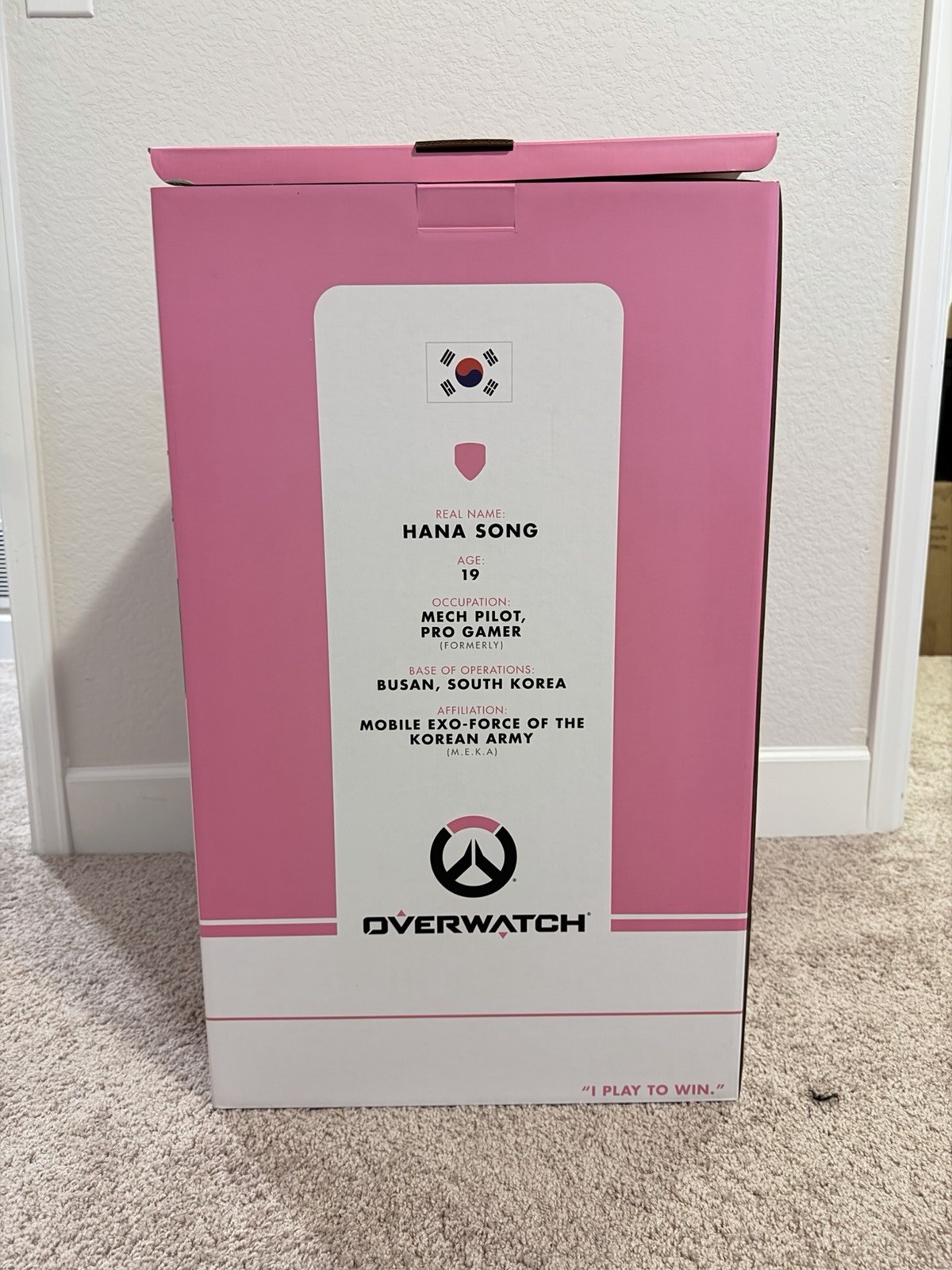 Official Blizzard Overwatch 2017 D.VA 1/6 Scale MEKA Statue Figure W/ Box