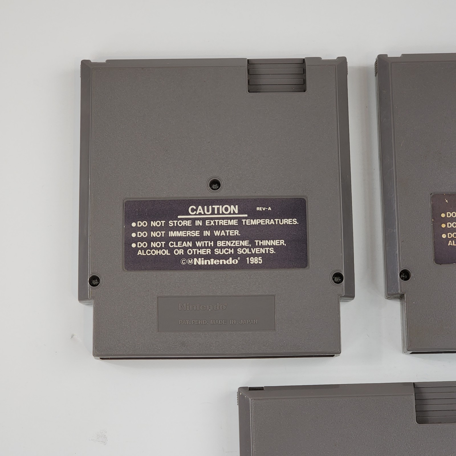 NES 3 Game Lot: Kung Fu – Golf – Gotcha The Sport (Nintendo, 1985) Tested