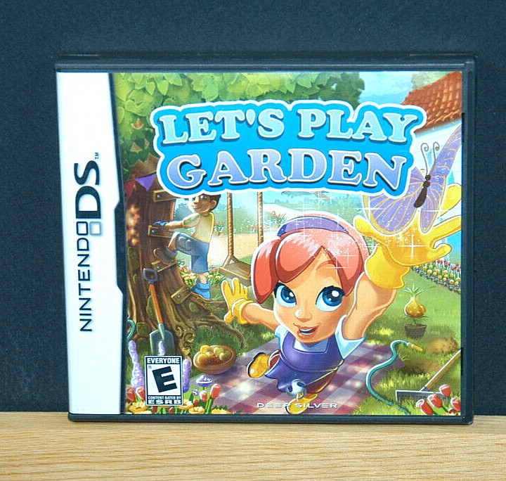 LET’S PLAY GARDEN CASE AND MANUAL ONLY NO GAME (Nintendo DS )