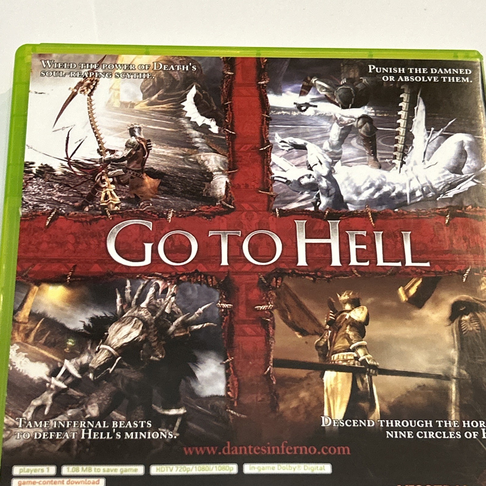 Dante’s Inferno Xbox 360 EA Visceral Games Action Horror Xbox Live Game Complete
