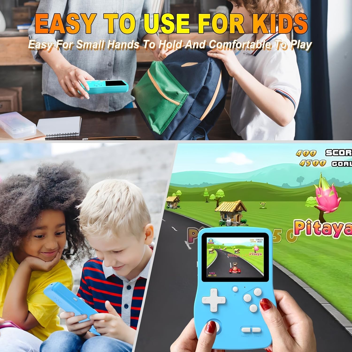 Fun & Educational 32-Bit Game Player: 139 Retro Games, Ideal Gift for Kids