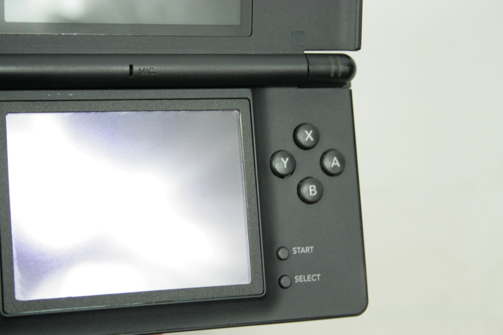 Nintendo DS Lite Console Black Onyx with Stylus GBA Cover Tested FAST SHIPPING