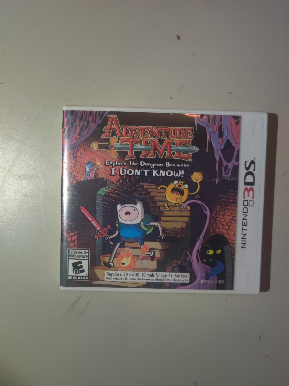D3Publisher Adventure Time: Explore the Dungeon Because I DON’T KNOW! 3DS Manual