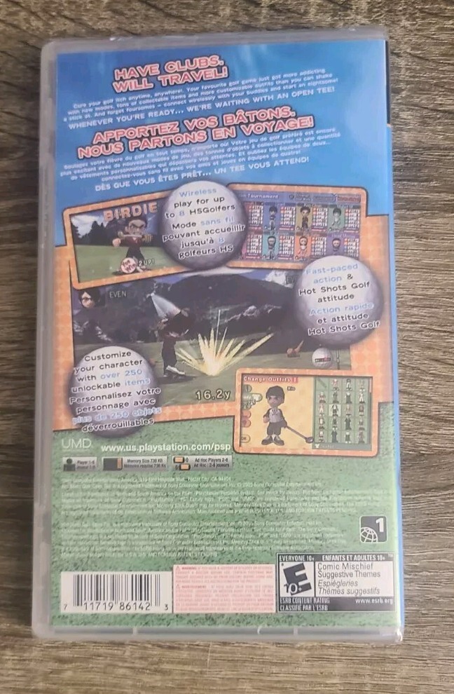Hot Shots Golf Open Tee (Sony PSP) Brand New / Fast Shipping