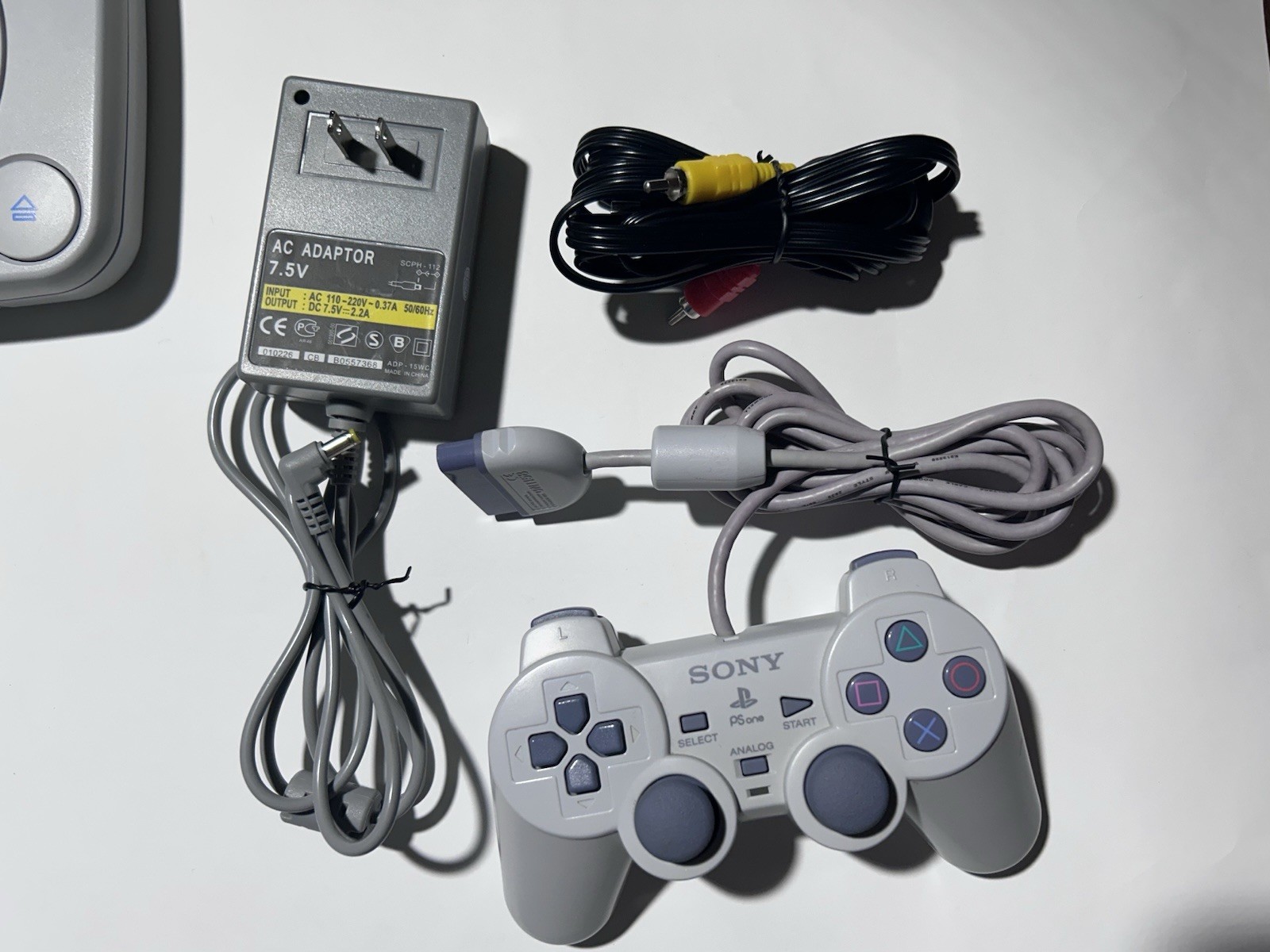 Sony PSone Console Bundle w/ LCD Screen Fully Tested! (Please Read Description)