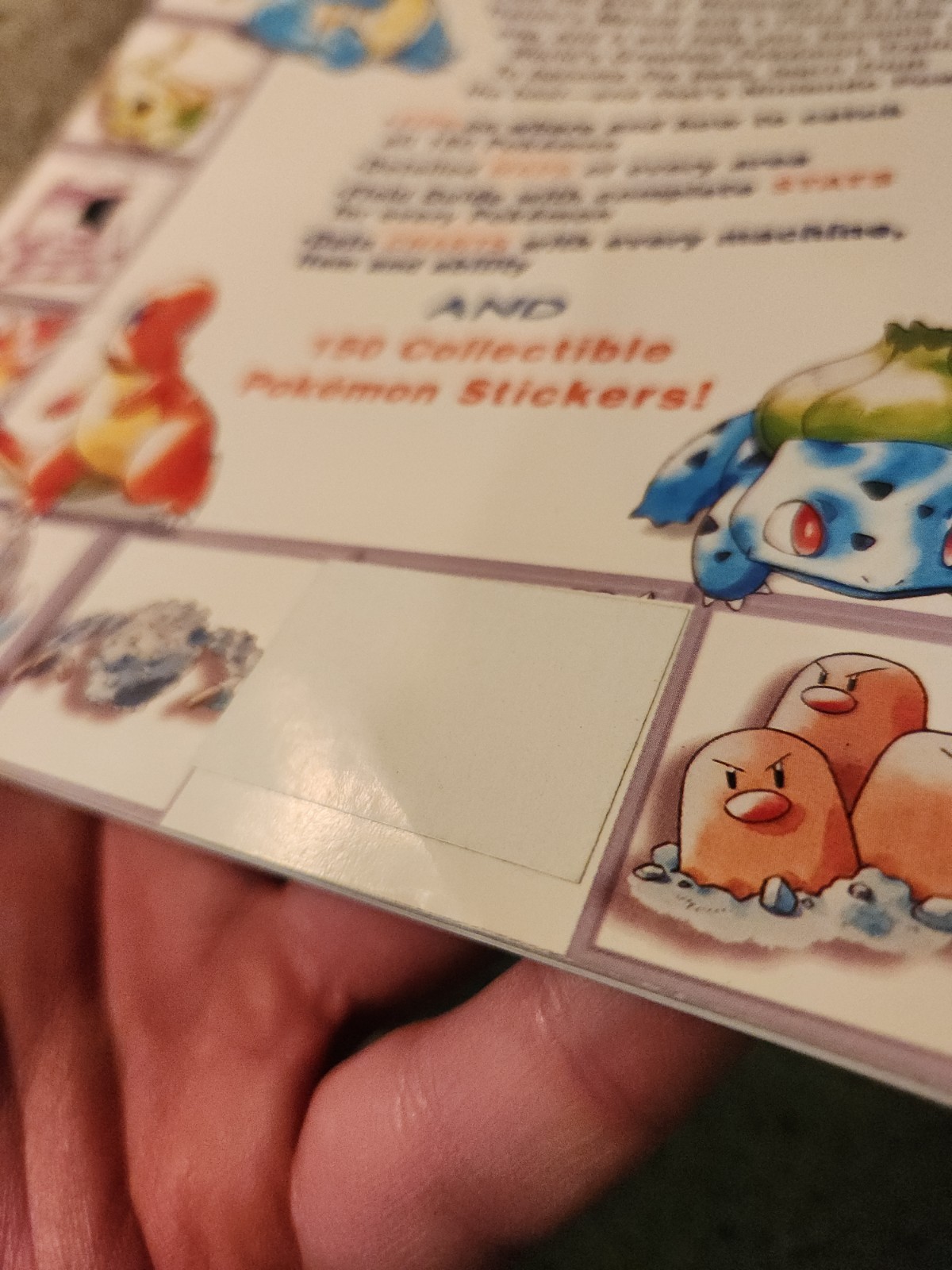 New Pokemon Red Blue Official Nintendo Power Player’s Guide w/Stickers!