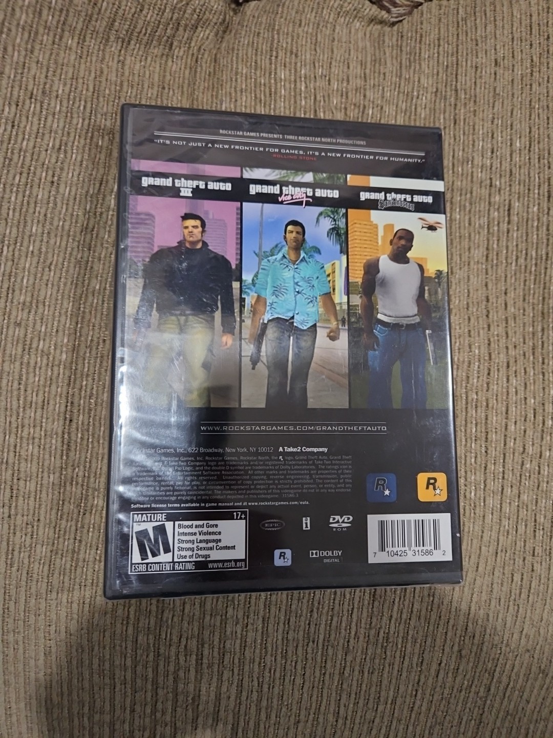 2009 Grand Theft Auto The Trilogy PC DVD-Rom NEW Sealed