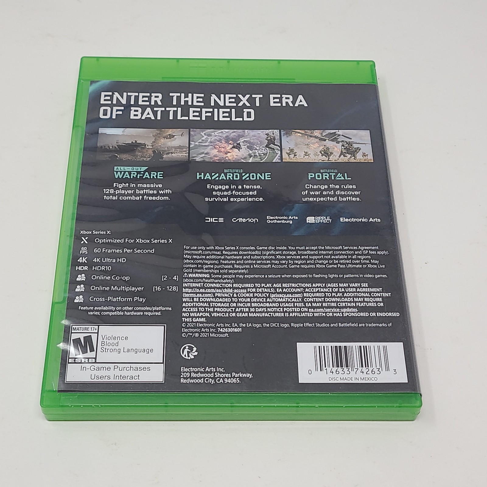 Battlefield 2042 Video Game – Microsoft Xbox Series X