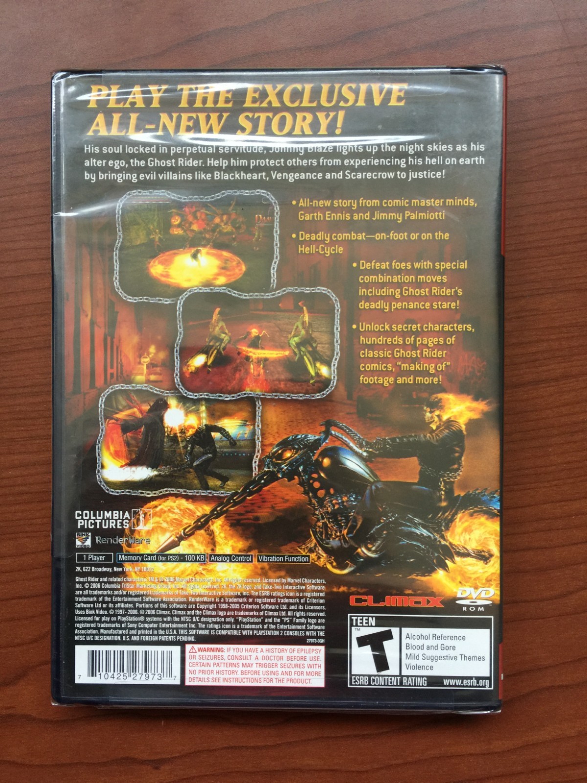 Ghost Rider – Sony PlayStation 2, 2006) Greatest Hits – Brand New – Sealed