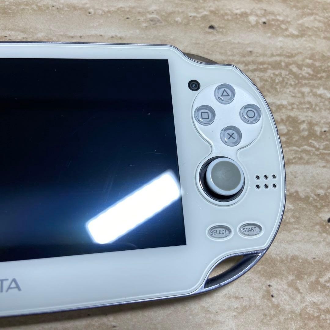 PS Vita PCH-1000 Crystal White Console White Tested Working Good Condition 7250