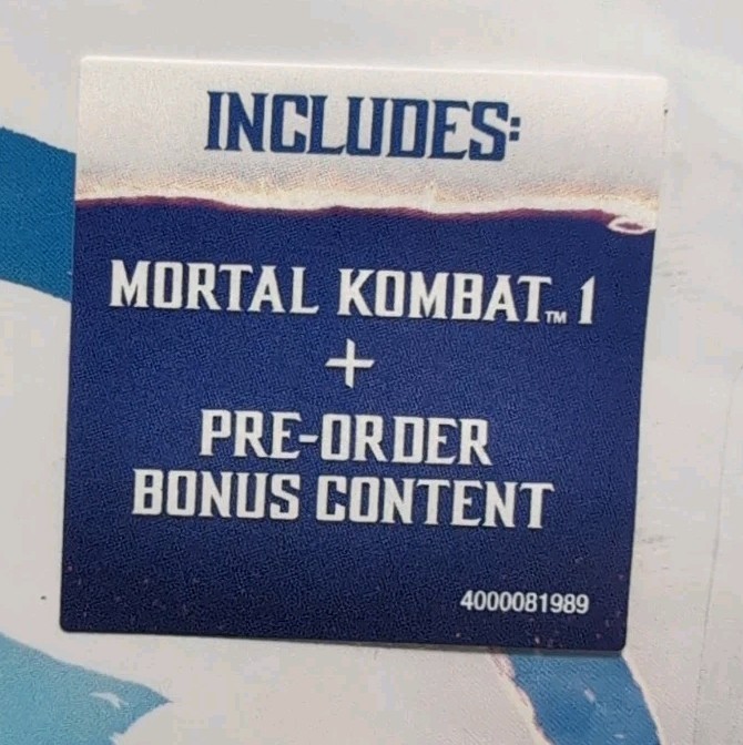 Mortal Kombat 1 Microsoft Xbox Series X Brand New Sealed With Pre-Order Content