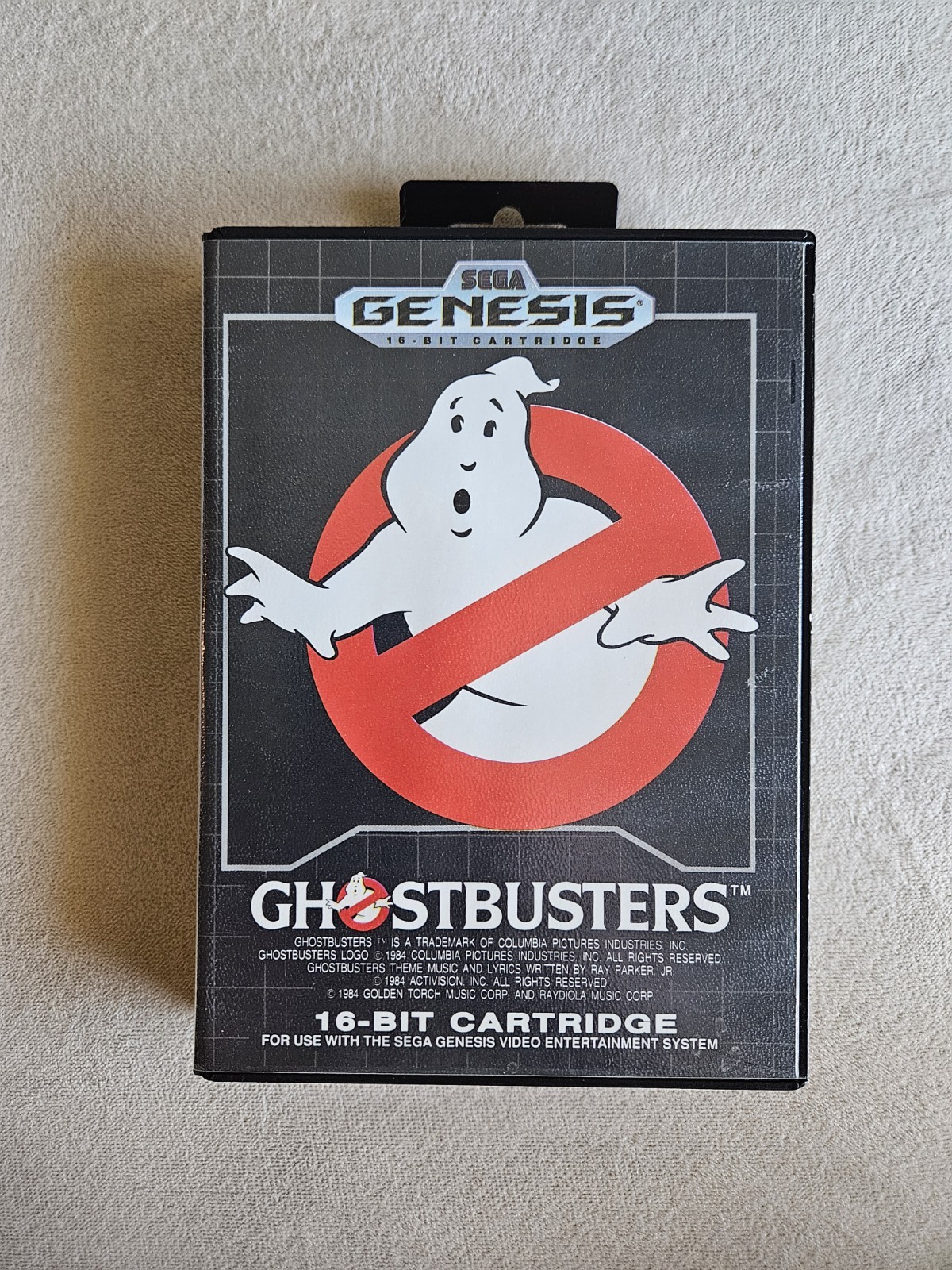 GHOSTBUSTERS SEGA GENESIS COMPLETE IN BOX VERY GOOD CONDITION