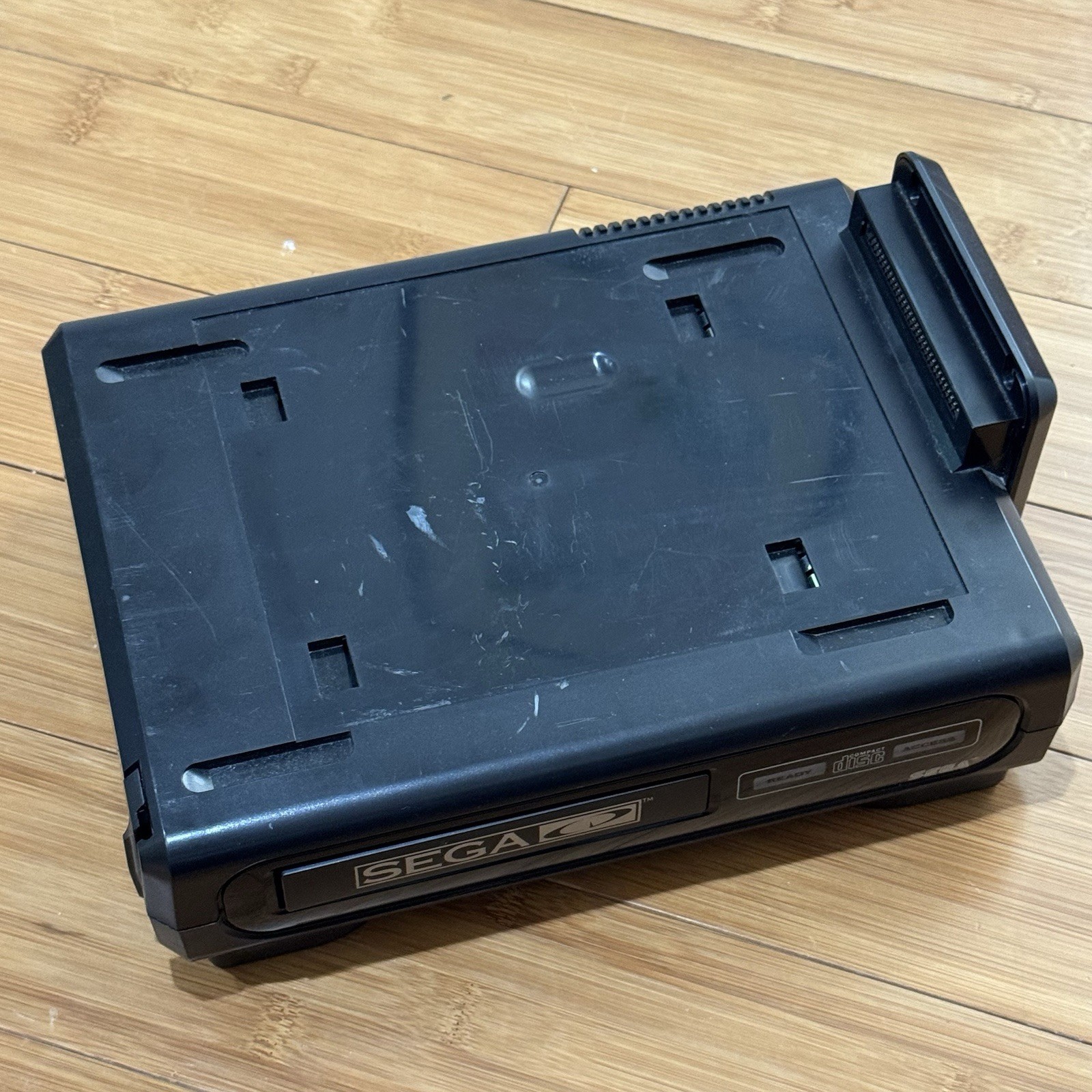 Sega Genesis CD Model 1 Console System! Tested Works! NEW SAVE BATTERY INSTALLED