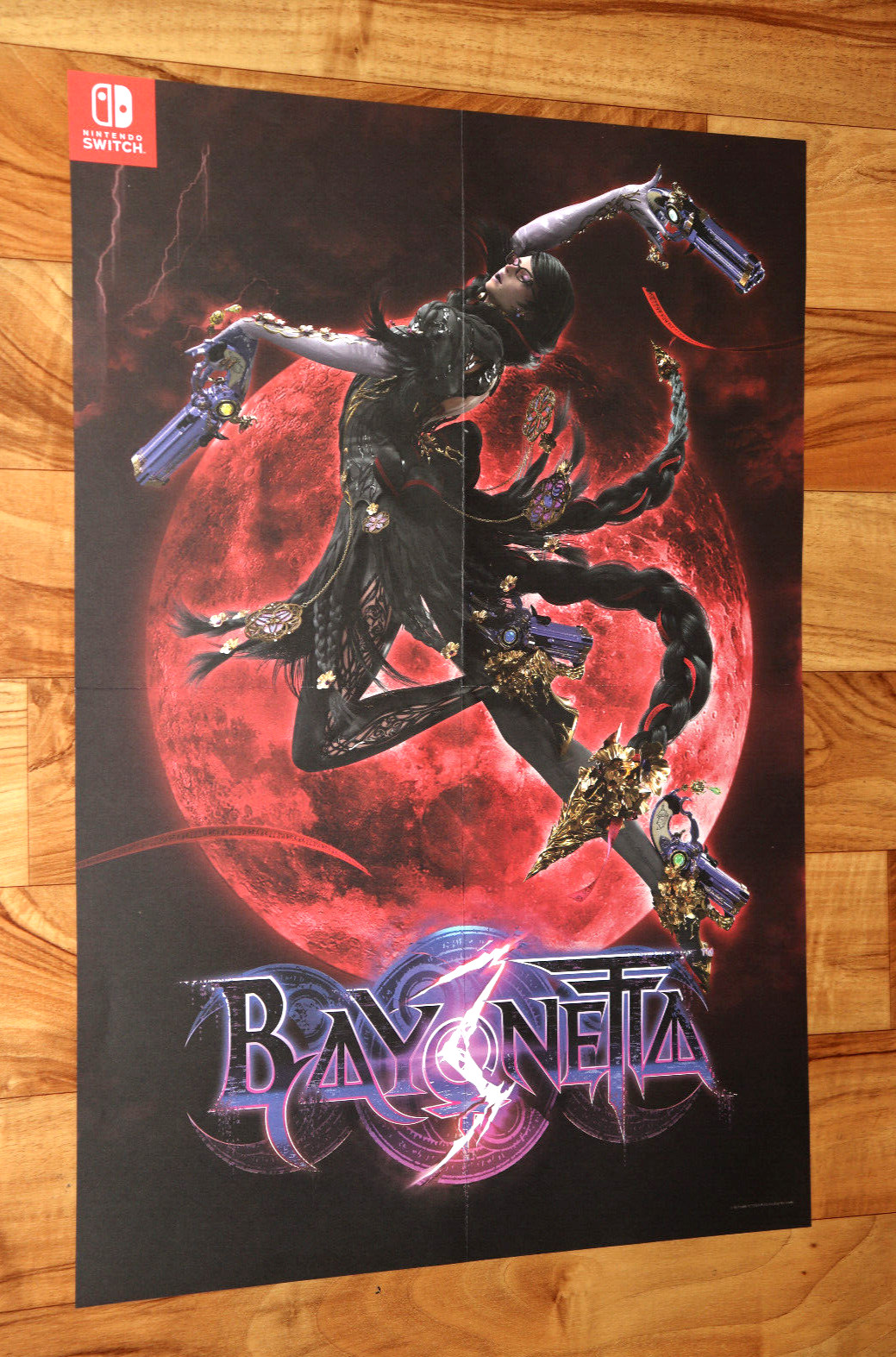 Bayonetta 3 Very Rare Promo Poster Nintendo Switch 59x42cm