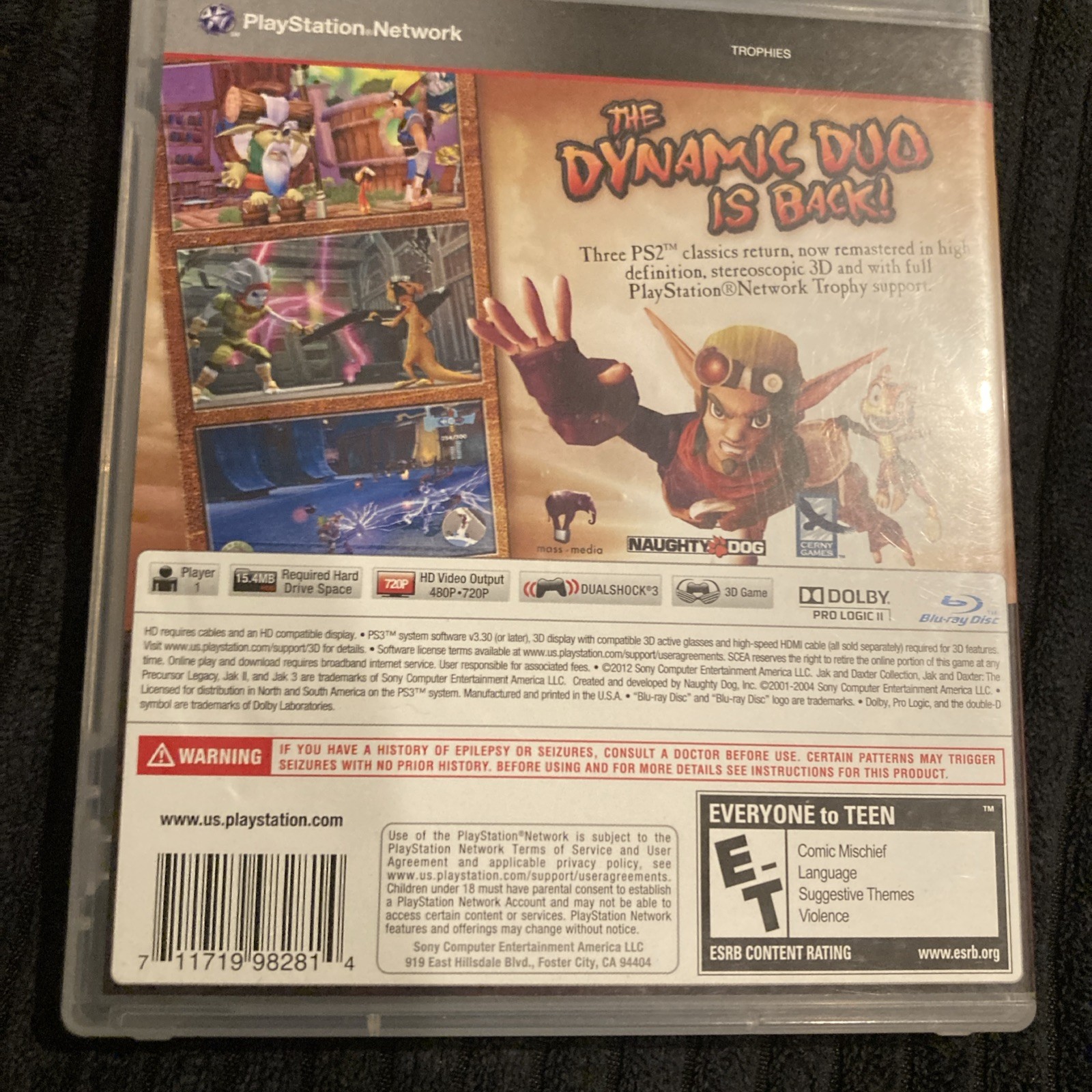 Jak and Daxter Collection Sony PlayStation 3
