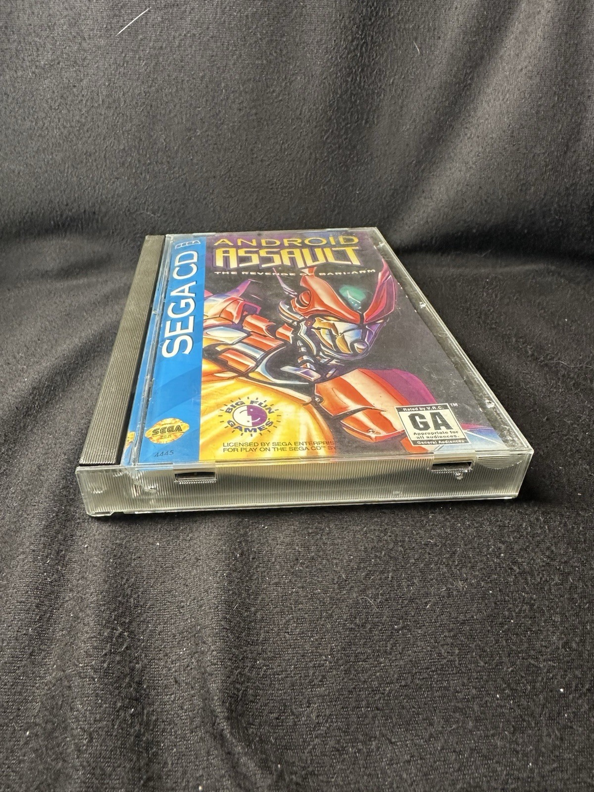 Android Assault: The Revenge of Bari-Arm (Sega CD, 1994) Complete Set