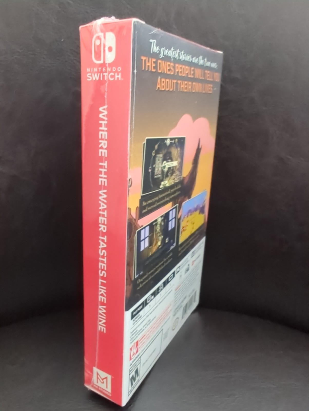 WHERE THE WATER TASTES LIKE WINE STEELBOOK EDITION Nintendo Switch New!