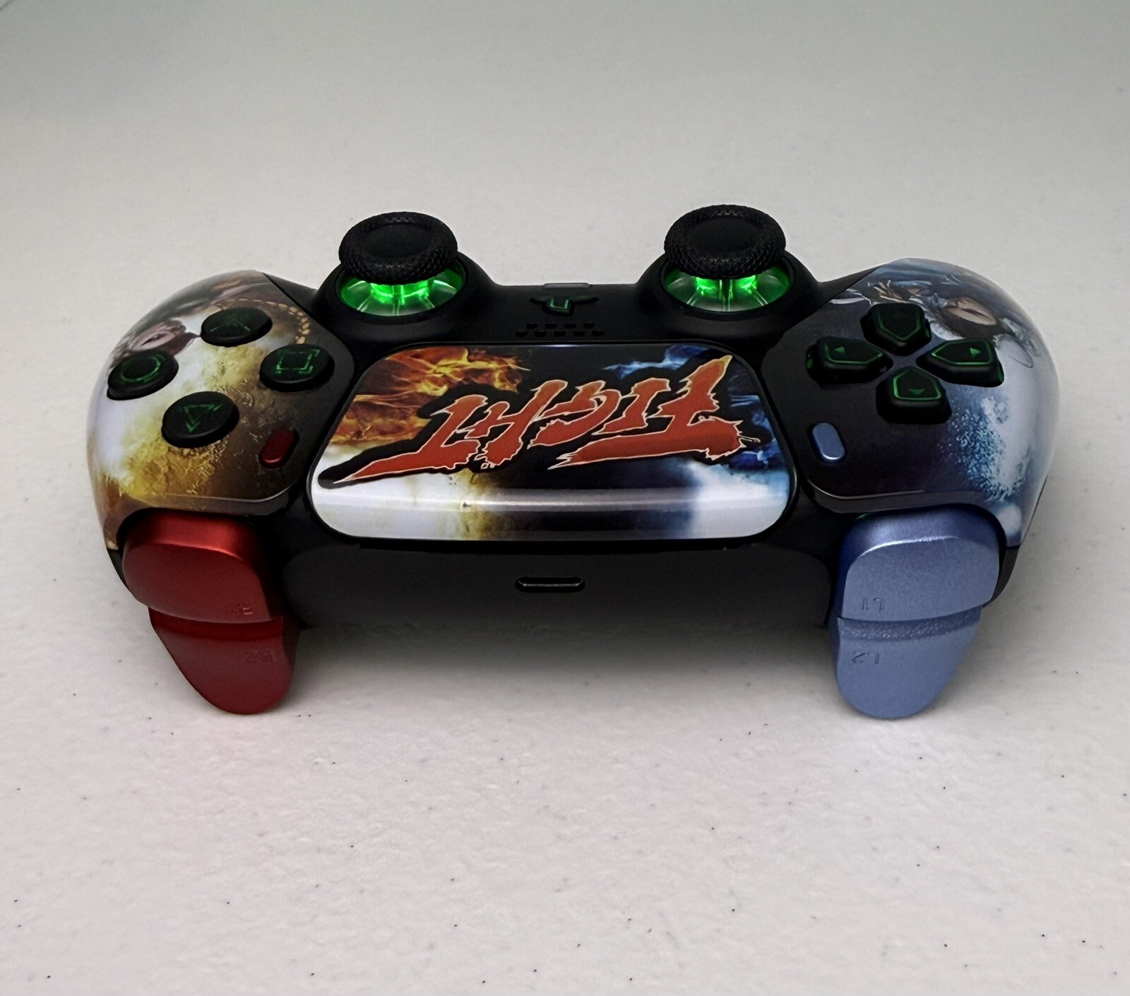 Capcom Street Fighter Cammy Vs Chun-Li – RGB LED – Custom Controller 4 PS5 Or PC