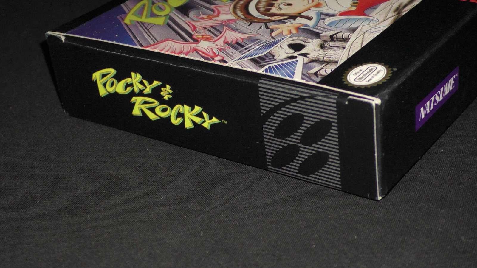 Pocky & Rocky [Box Only] Super Nintendo SNES Natsume NES And An
