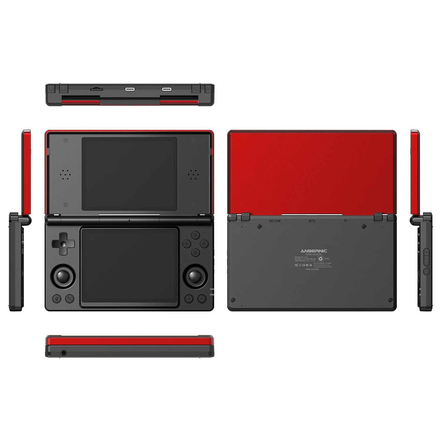 Anbernic RG DS Android Handheld, 4″ IPS Dual Screen, WiFi