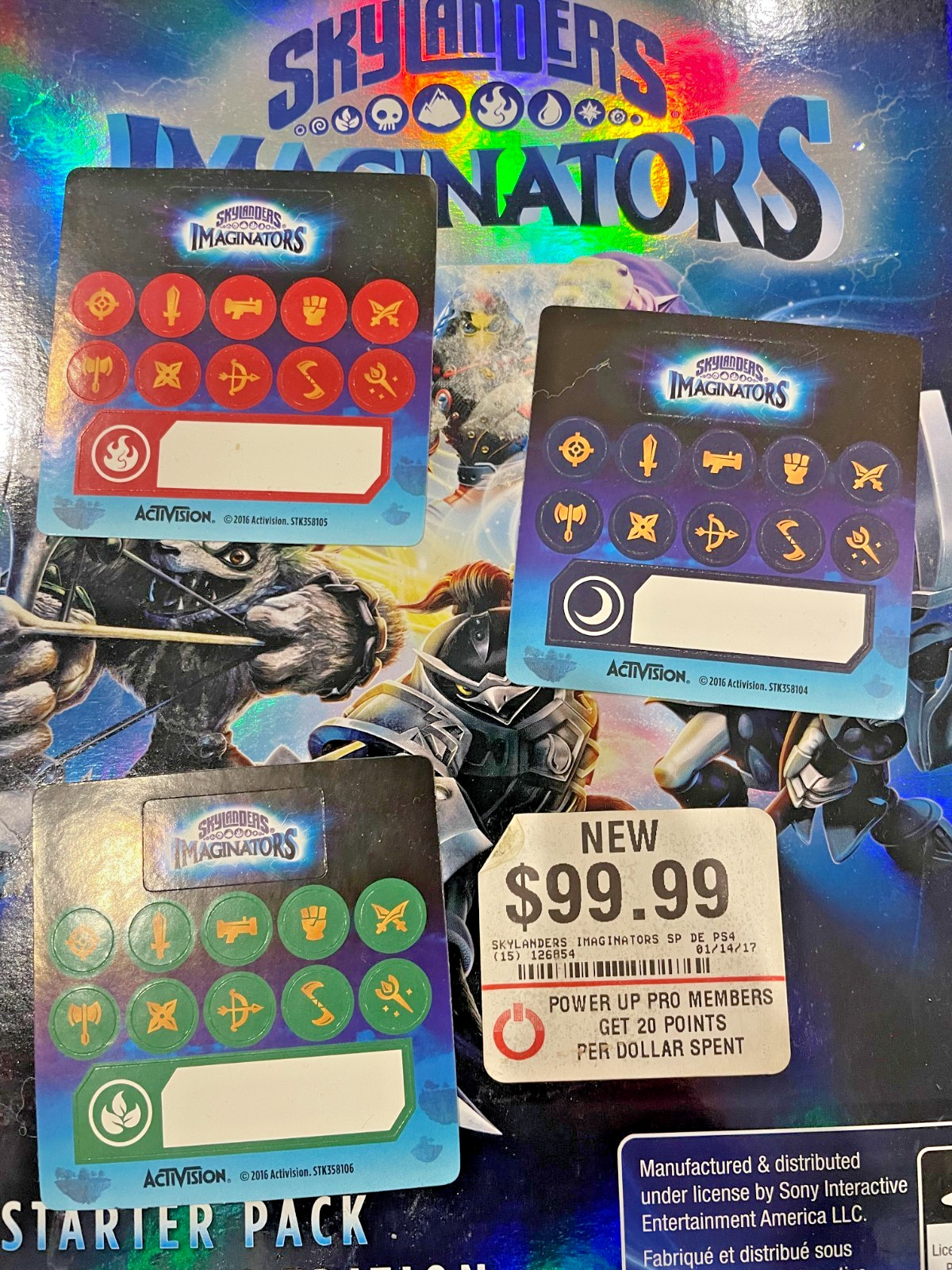 Skylanders Dark Edition PS4 Super Chargers Starter Pack, NO GAME