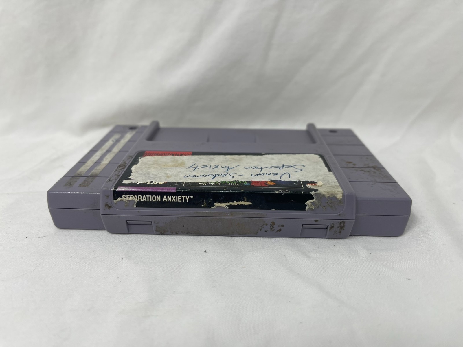 Venom-Spider-Man: Separation Anxiety (Super NES, 1995) Tested Working SNES