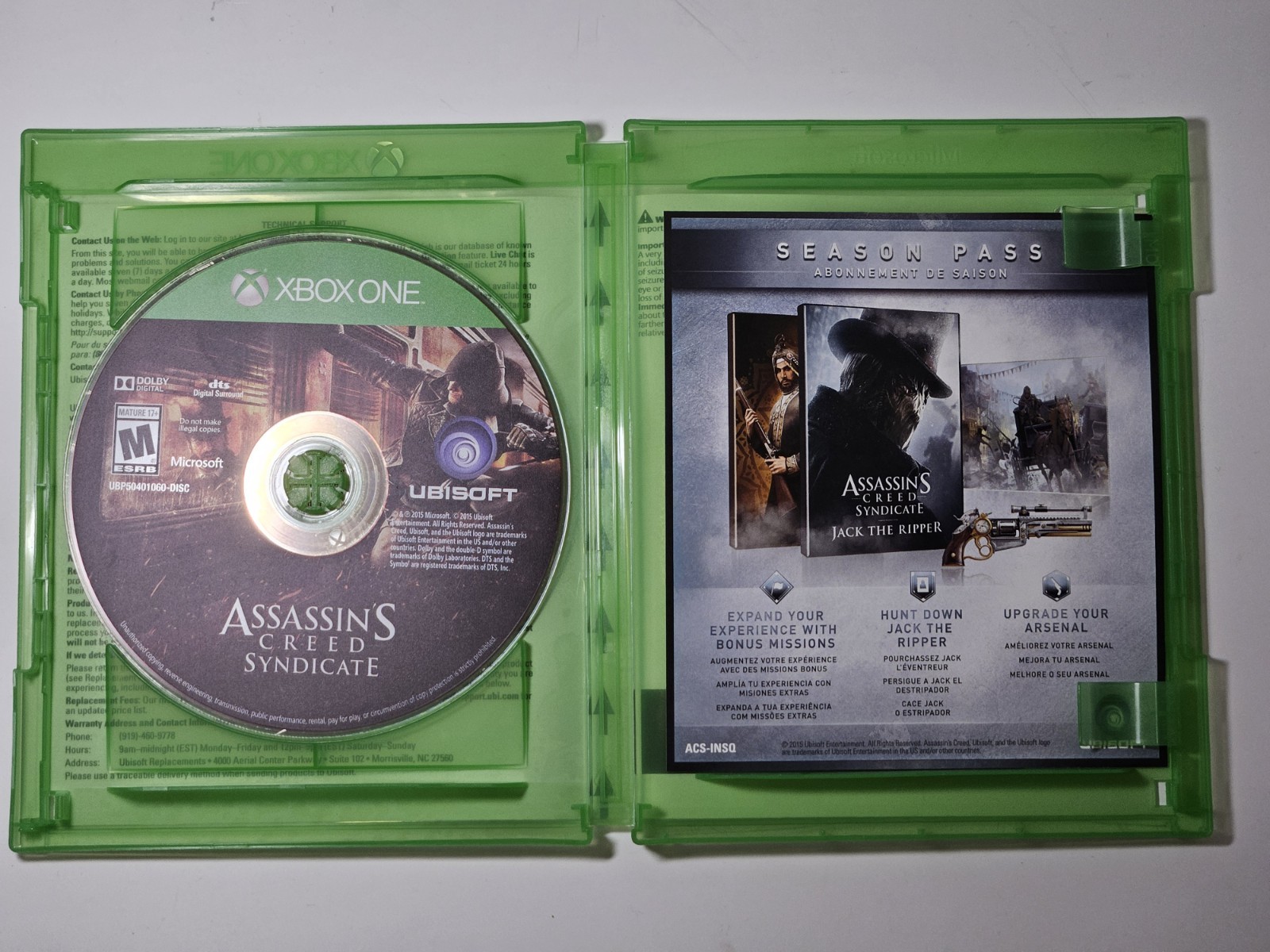 Assassin’s Creed: Syndicate Standard Edition CIB Complete Xbox One