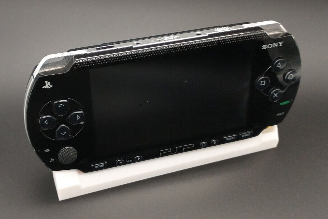 SONY PSP 1000 2000 3000 LOW PROFILE CHARGING DISPLAY STAND – Optional UMD Holder