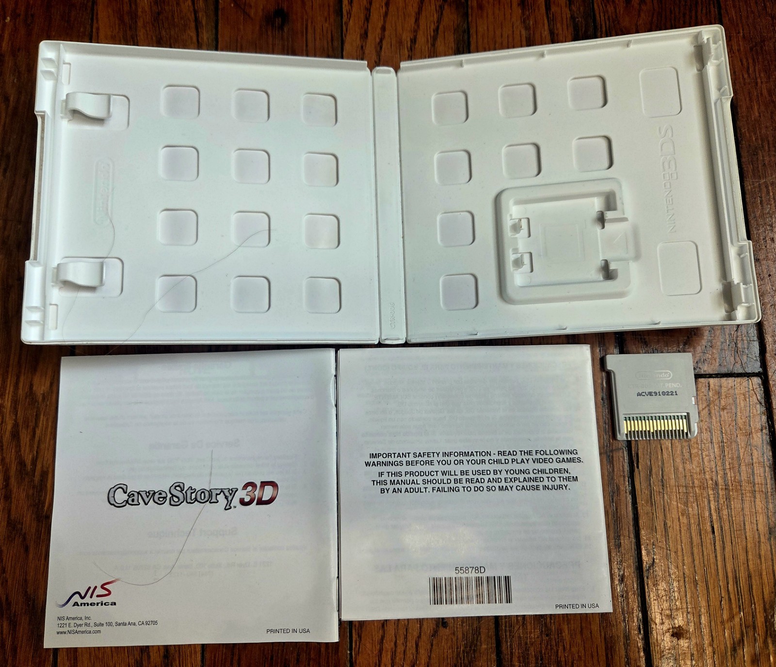 Cave Story 3D (Nintendo 3DS, 2011) Complete Tested