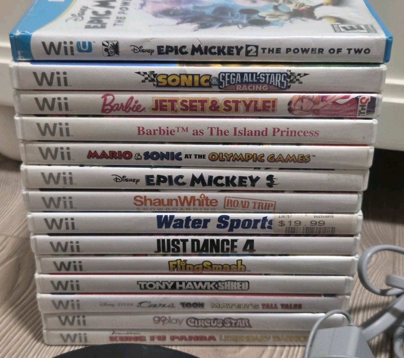 Nintendo Wii U / Wii Game Console Bundle Lot /w Games Controllers Sega *READ*