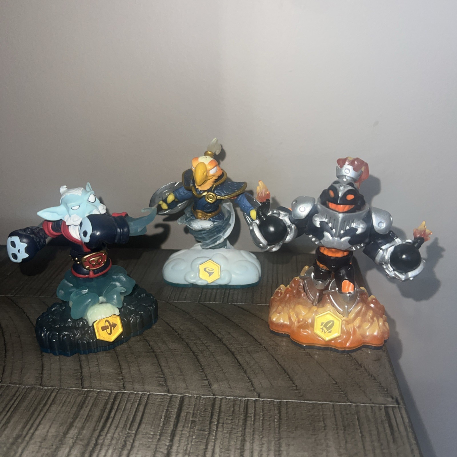 Skylanders Swap Force Lot Of 3: Dark Blast Zone, Night Shift, and Free Ranger