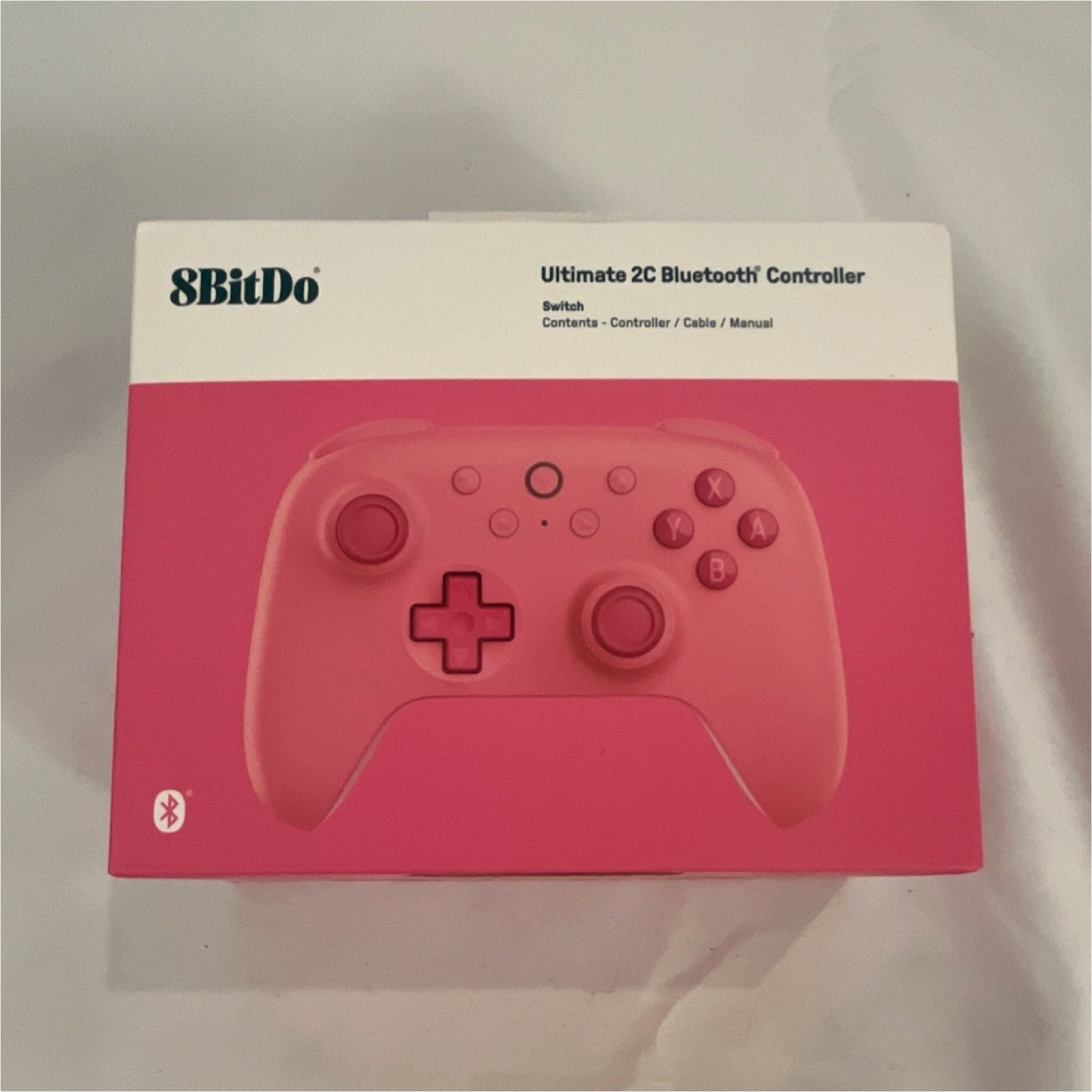 8BitDo 64 Bluetooth USB Controller Pink for Switch Windows Android