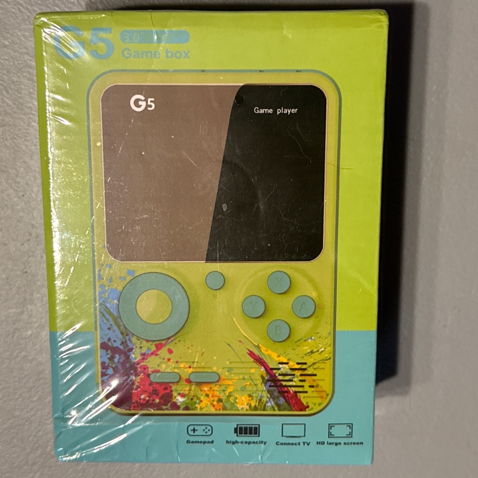 G5 Game Box Handheld Player 3.0″ Screen 500 Games Built-In Retro – Brand New