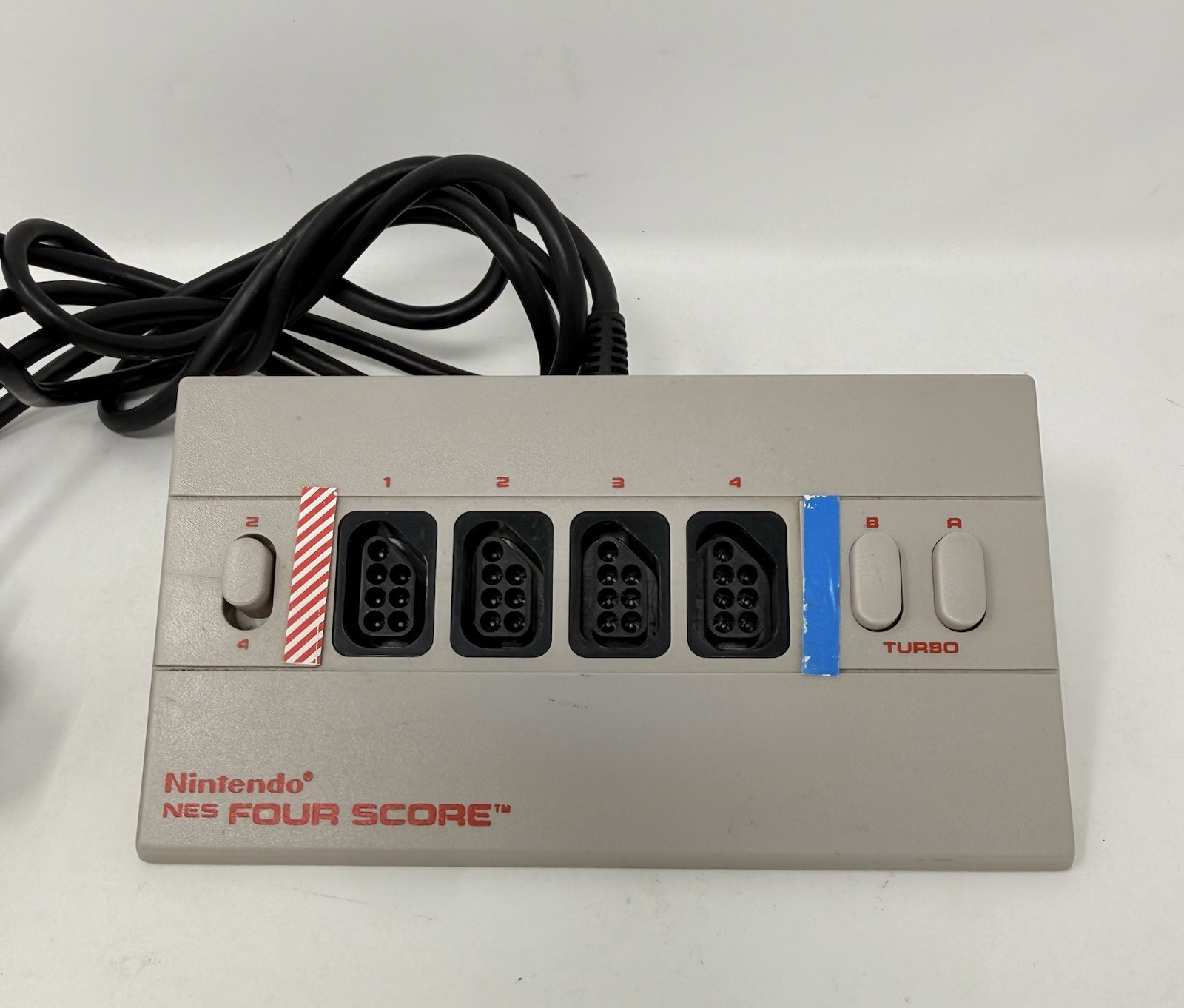 Vtg Four Score Nintendo Controller NES 4 Player Fun Model NES-034 Made In Japan