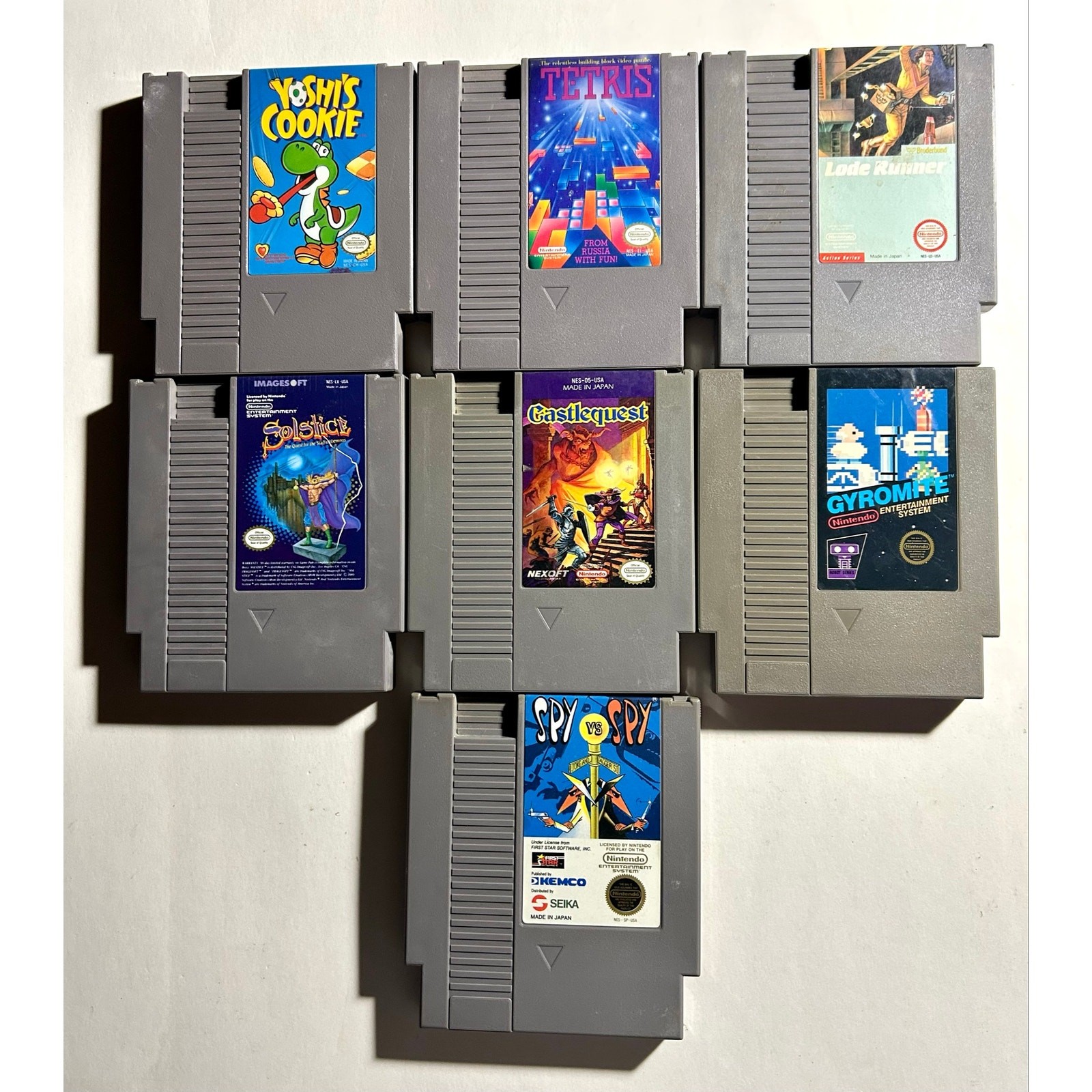 NES Nintendo puzzle / Strategy bundle Video Game lot🔥Works Authentic