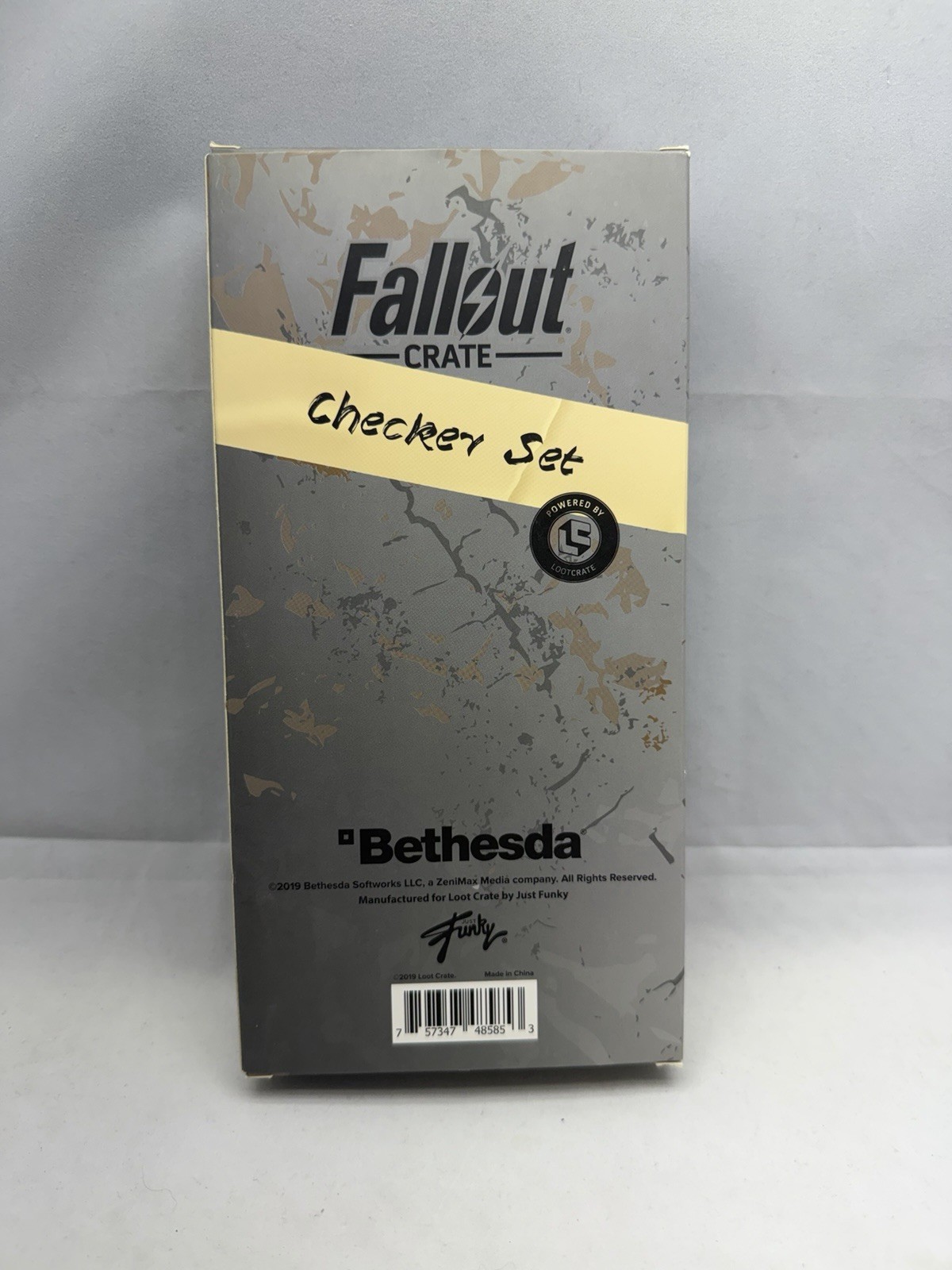Fallout Loot Crate Nuka Cola / Quantum Cap Checker Set Brand New