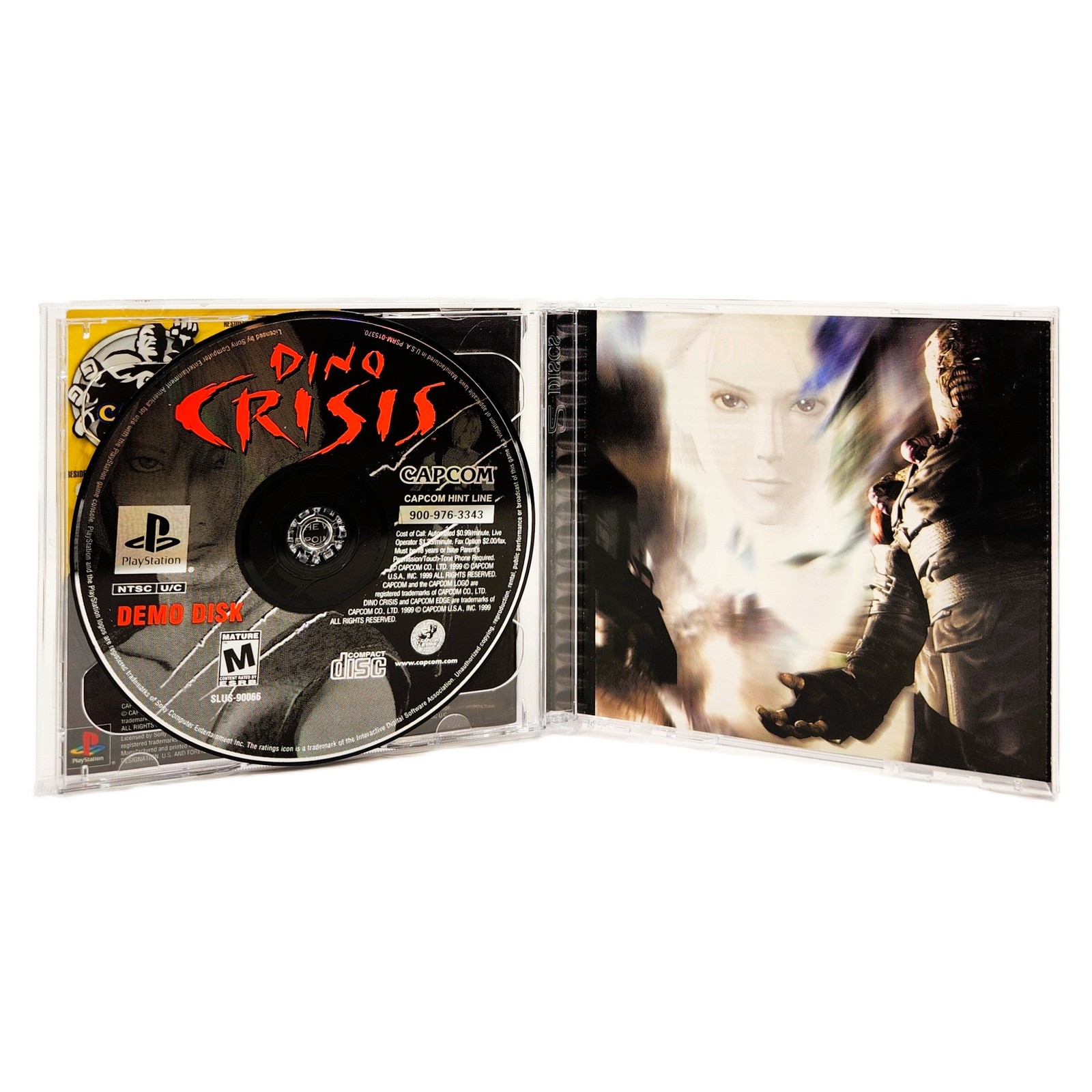 Resident Evil 3 Nemesis w/ Dino Crisis Demo PS1, CIB Pristine Scratch Free Discs