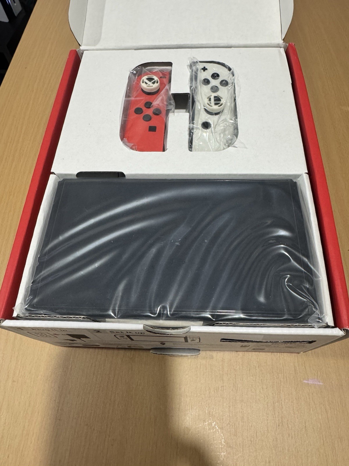 Nintendo Switch OLED White & Red 64gb/1TB SD Card Original Box Great Condition