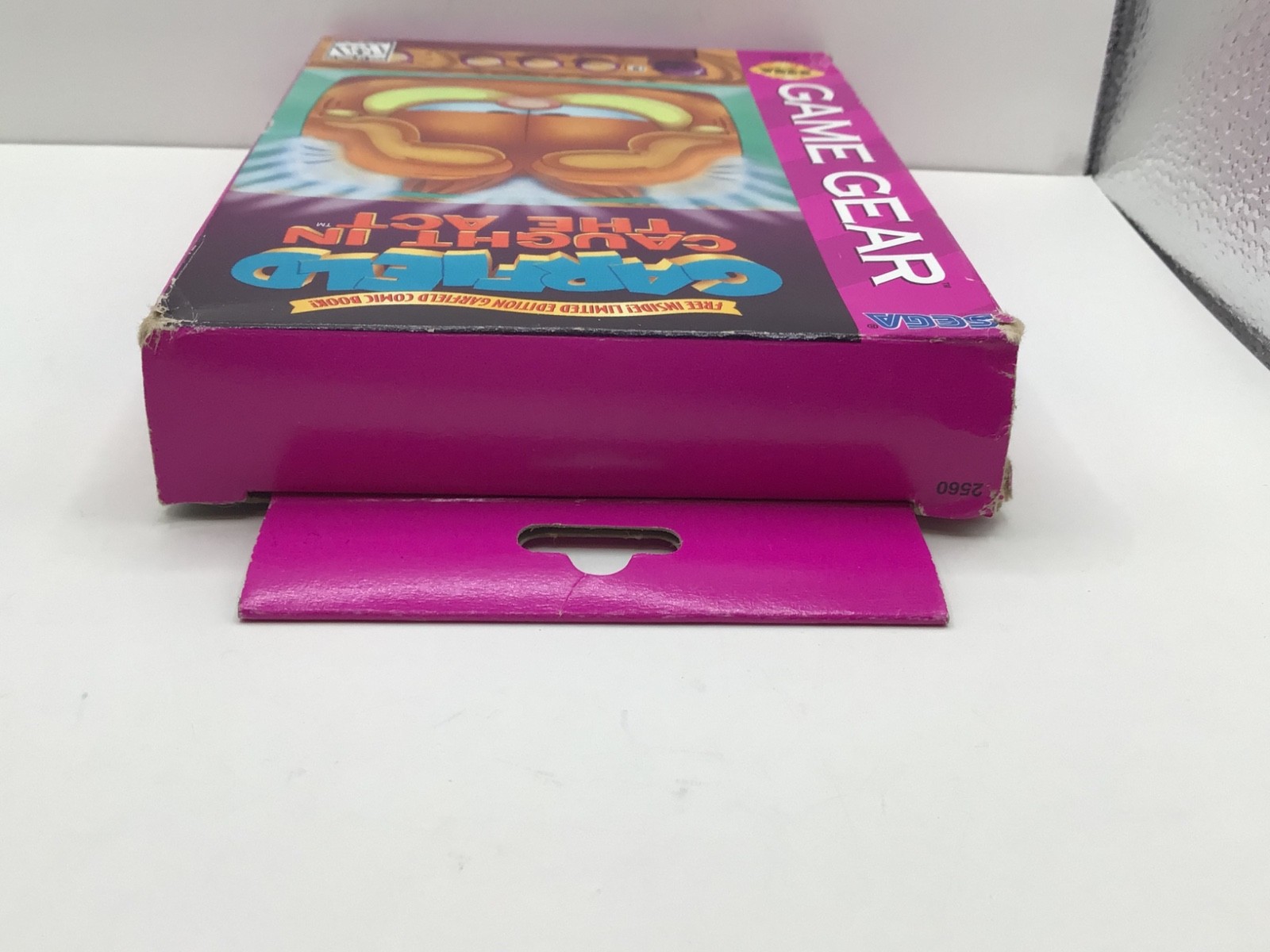 Garfield Caught in the Act Sega Game Gear Complete W/ HTF Comic Manual CIB Wear