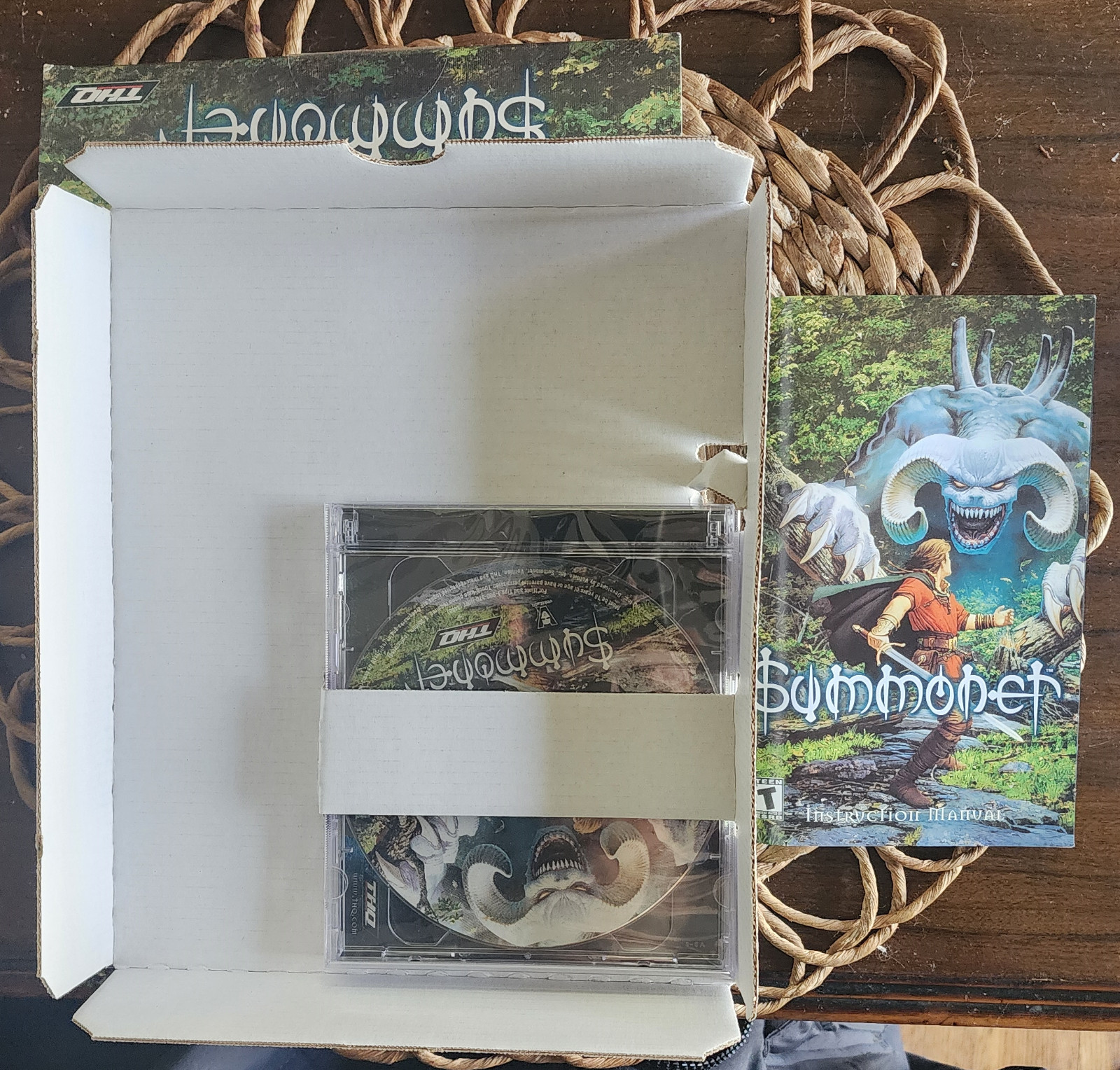 The Summoner PC (2000) Open Big Box CDs Factory Sealed US Retail Edition Shown