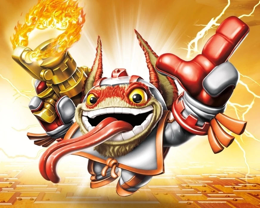 Double Dare Trigger Happy with Gold Rusher Supercharger Sklander and Vehicle