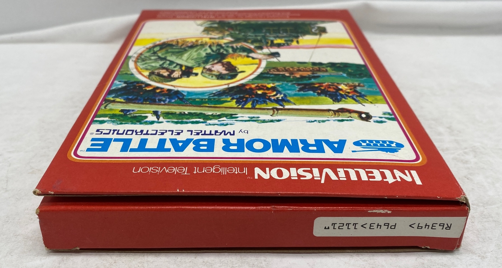 ARMOR BATTLE Intellivision video game Complete Tested Mattel Electronics