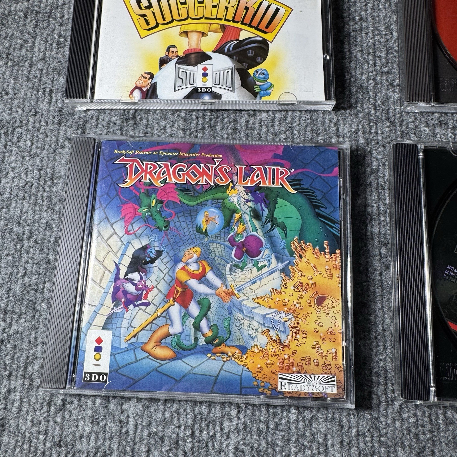 Panasonic 3DO Action Pak Dragon’s Lair, AD&D Slayer, GEXW/ Manuals * Nice Shape