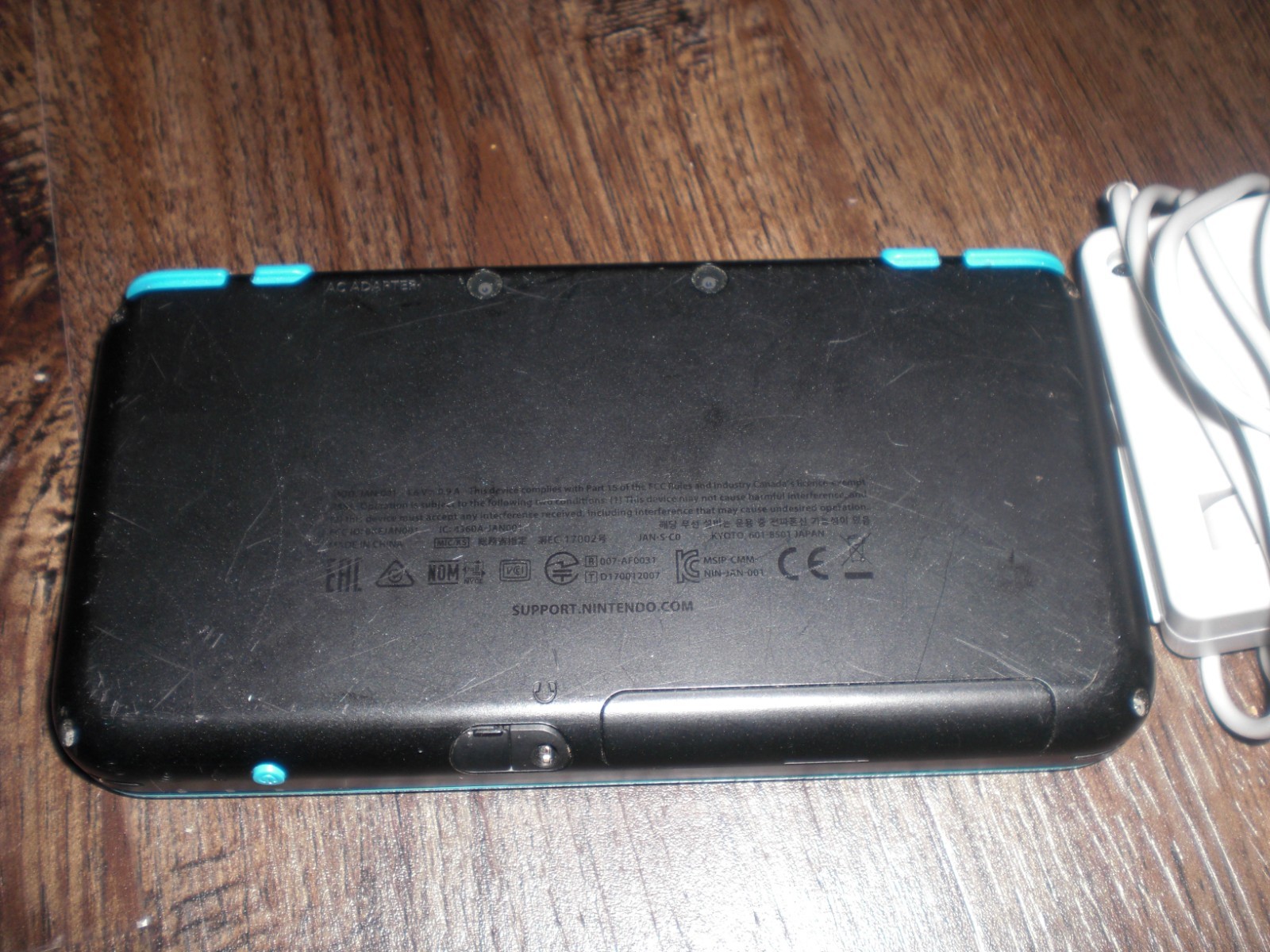 Nintendo New 2DS 3DS XL Console Black Blue Plays 3DS DS 2DS Games System TESTED