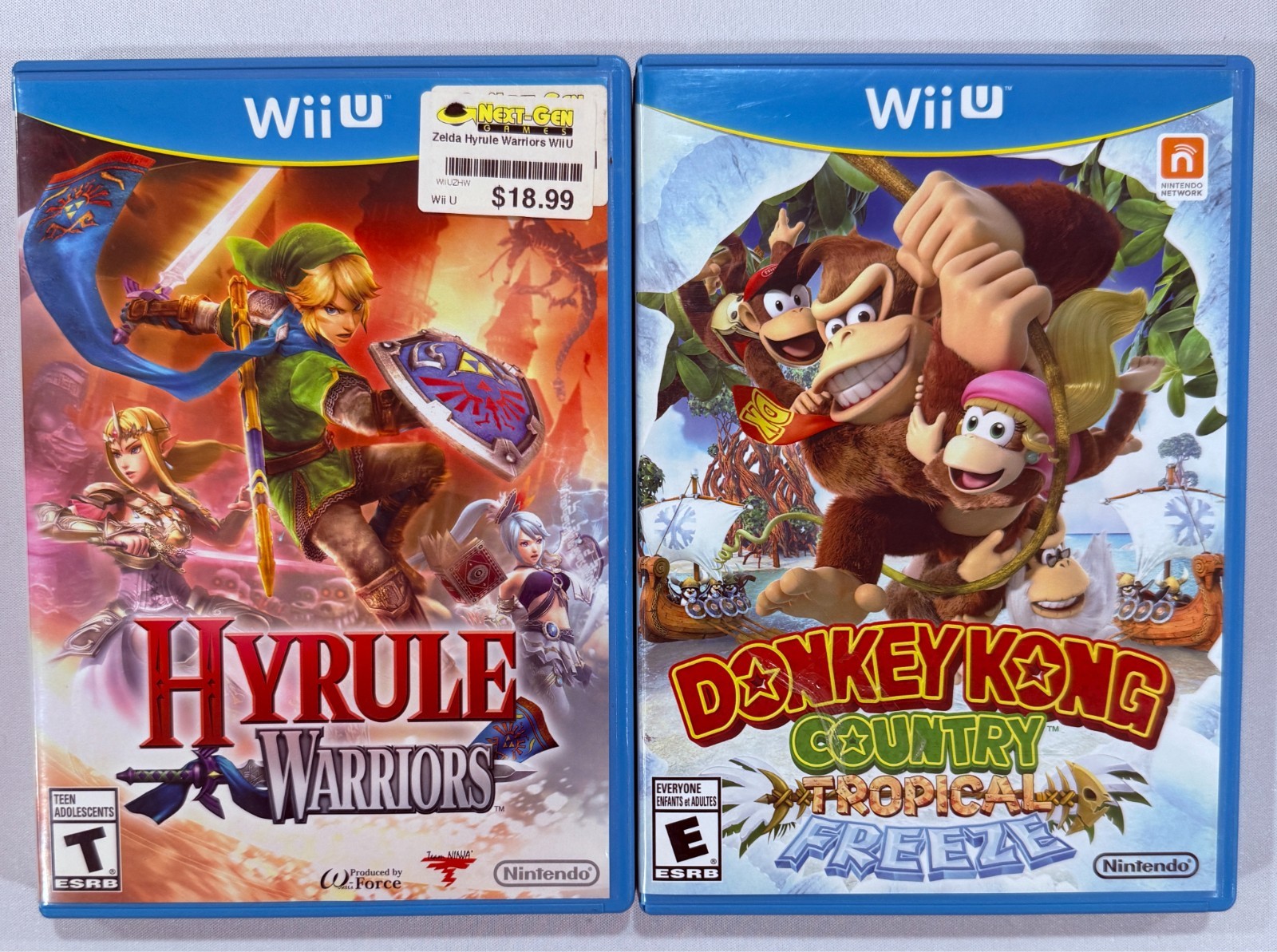 6 Wii U Games Lot – CIB – Smash Bros, Donkey Kong, Mario Party 10, Mario Kart 8