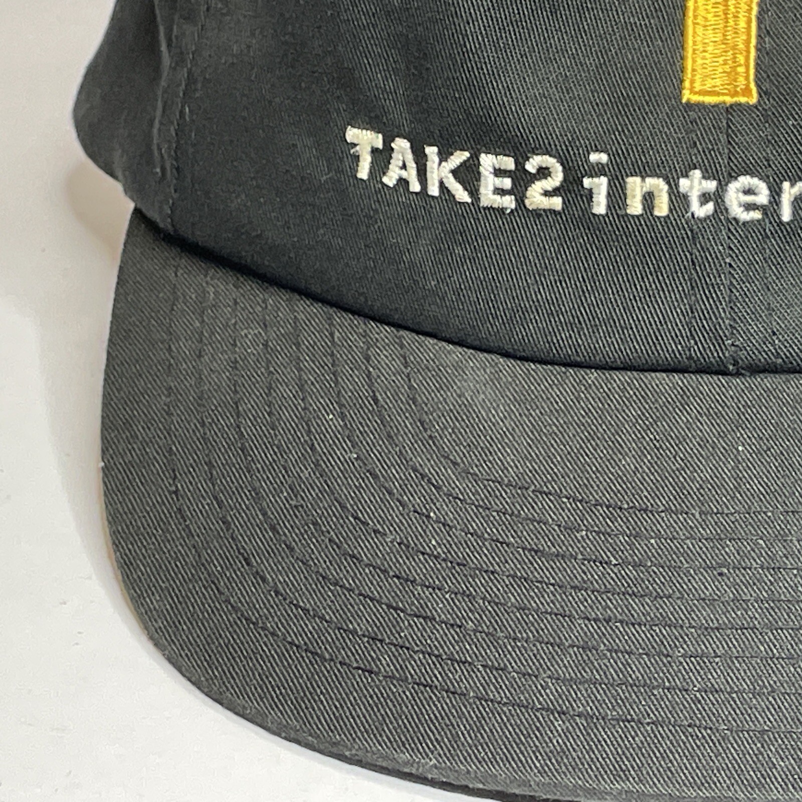 Take 2 Interactive Hat VTG 90’s Video Game Rare Promo Strap Back Black