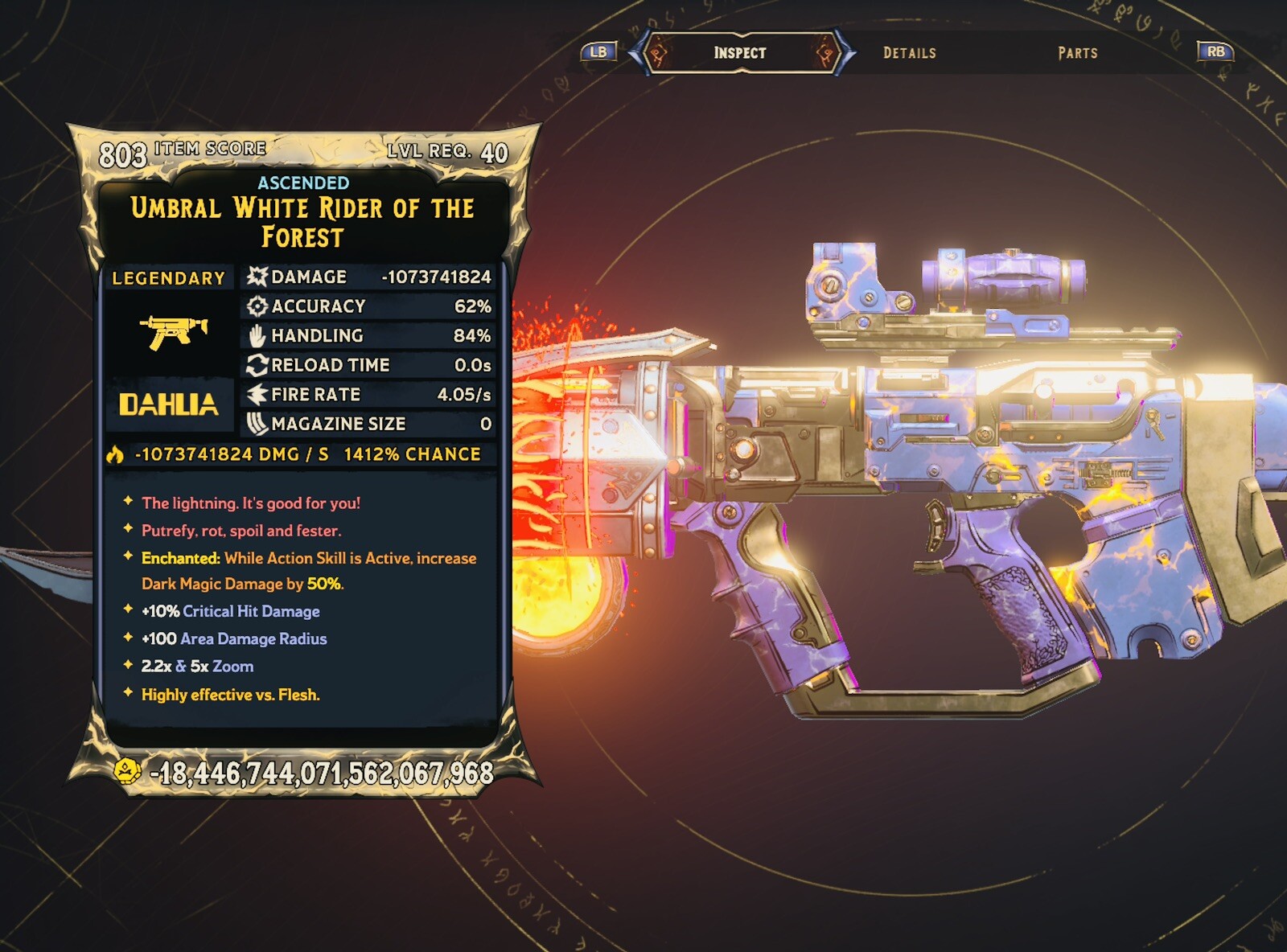 Tiny Tinas Wonderlands Godmode Max Level 40 Modded Items XBOX ONE X/S PS4 PS5 PC