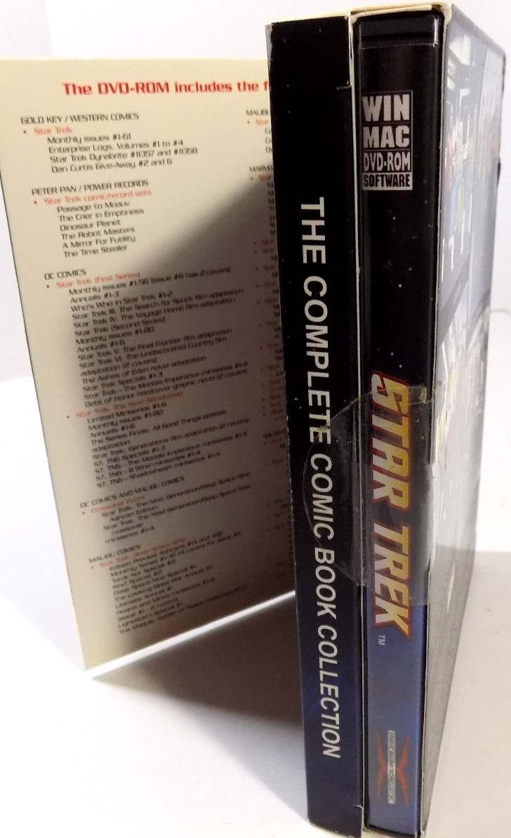 Star Trek Complete Comic Book Collection WIN MAC DVD-ROM Software – Sealed