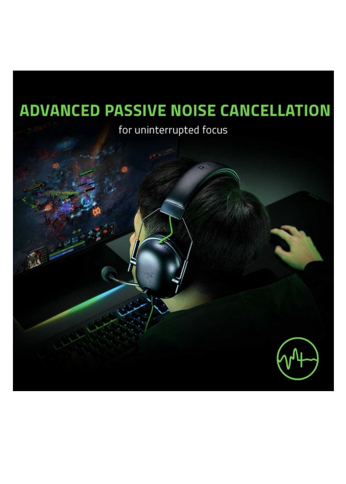 Razer BlackShark V2 X WiredGamingHeadset for PC PS5 PS4Switch Xbox XIS Xbox One